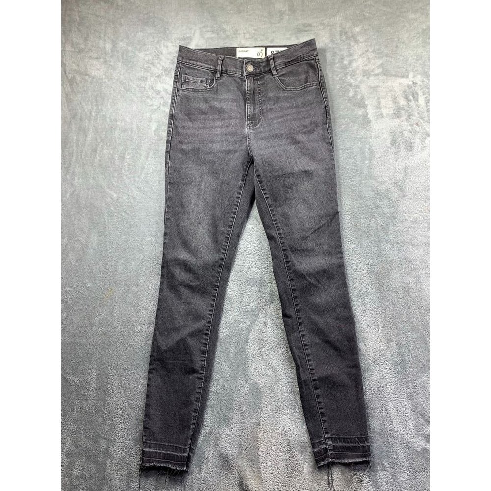 Garage Black Mid Rise Skinny Jeans For Women Size 5 (877)